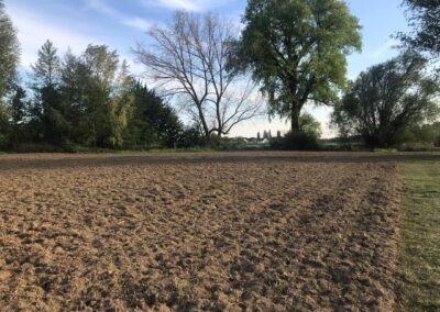 voorbereiding veld Bunde